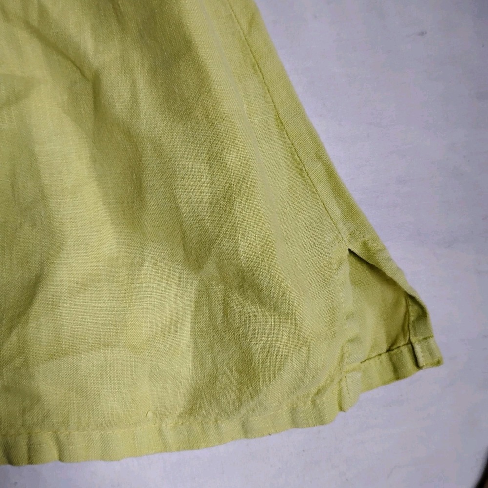 Match Point USA Top 1x Linen Shell Capsule Layering Artsy Lagenlook Office - Picture 10 of 10